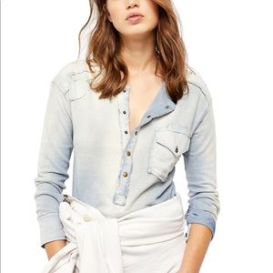 Free People Henley Top
